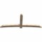 Ekena Millwork Bellingham Rough Sawn Timber Gable Bracket, Douglas Fir, 108"W x 45"H x 4"D x 6"F, 10/12 Pitch GBW108X45X0406BEL00RDF - alternate 4